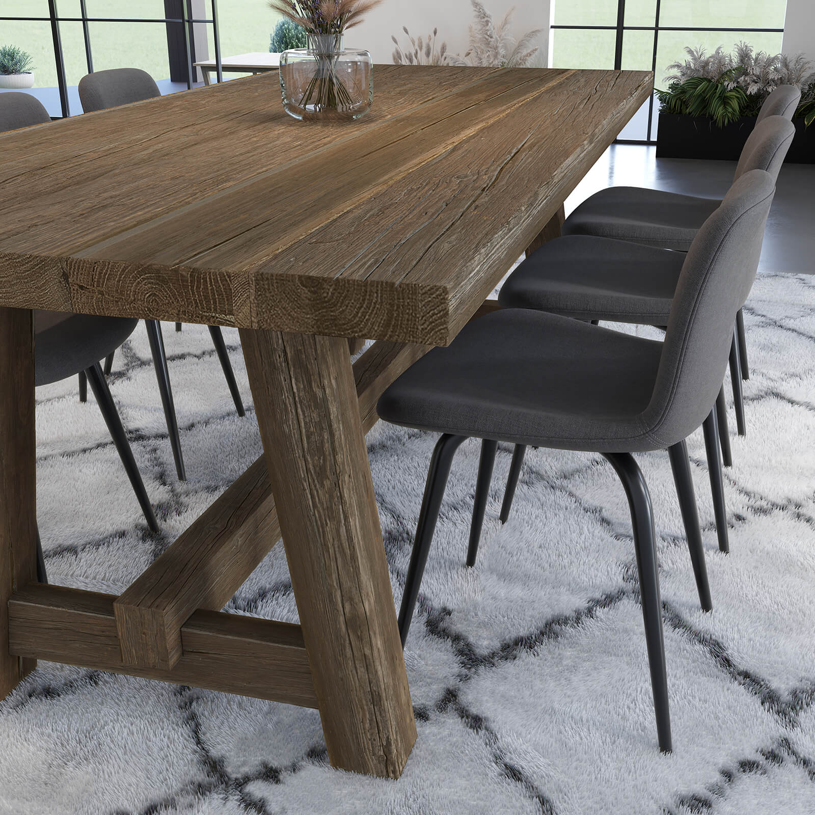 Dining Table Lifestyle Close-Up 3D Rendering