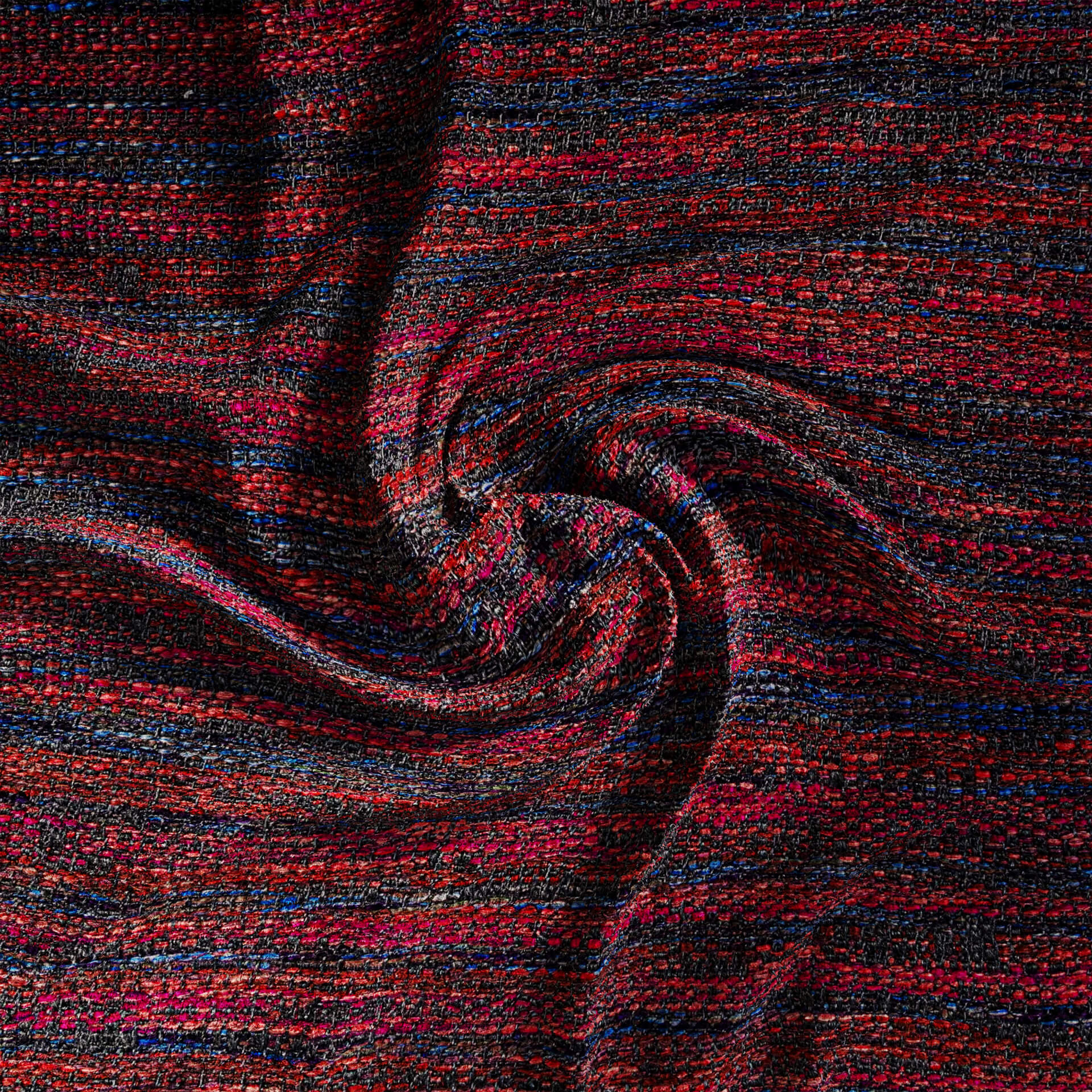 Close-Up 3D Rendering of Fabric Texture