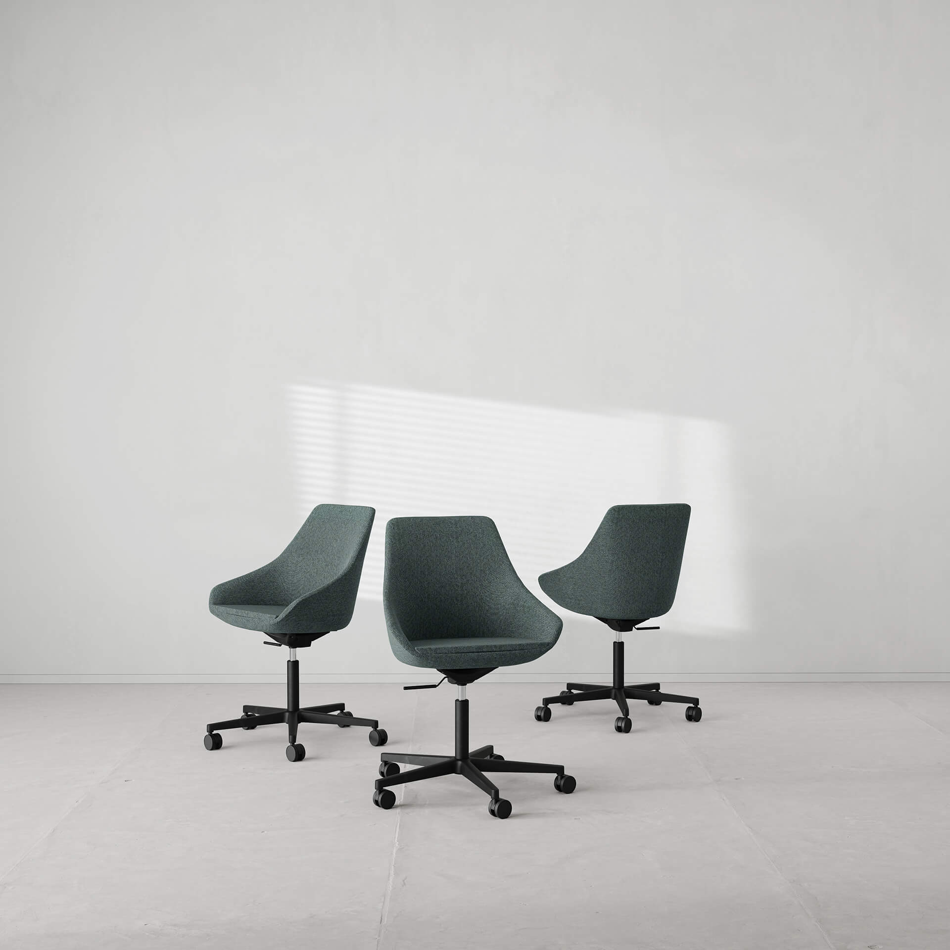 Group Office Chair 3D Render