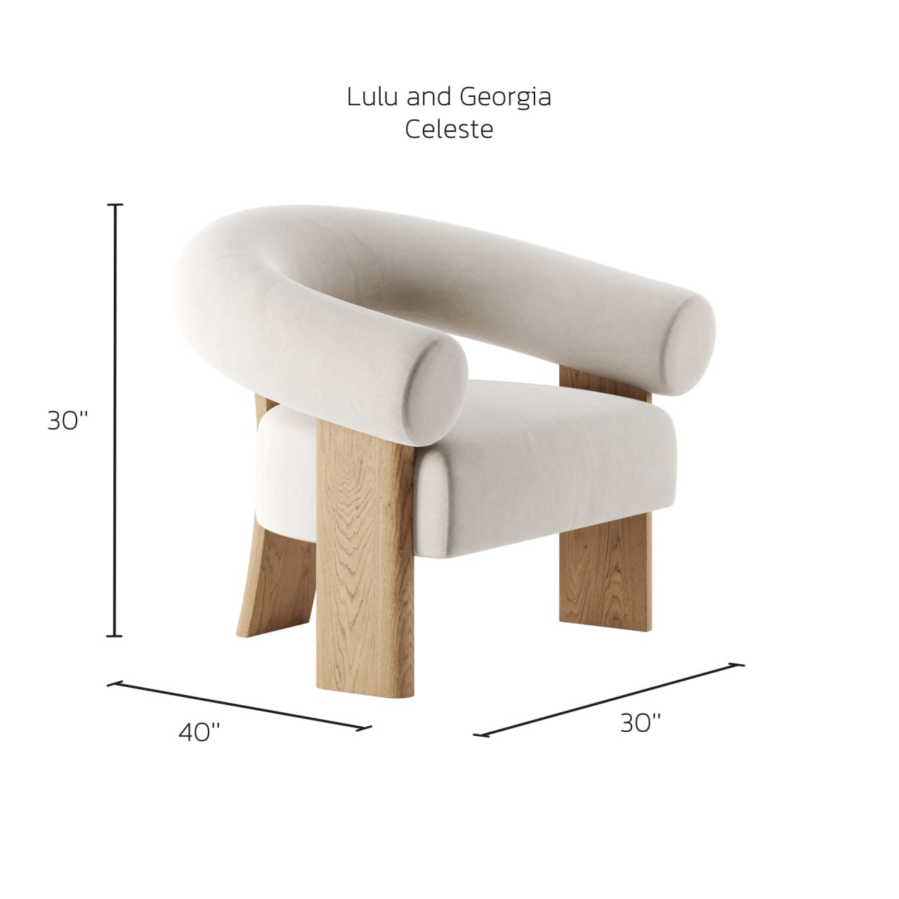 Silo Product Image For Beige Designer Chair
