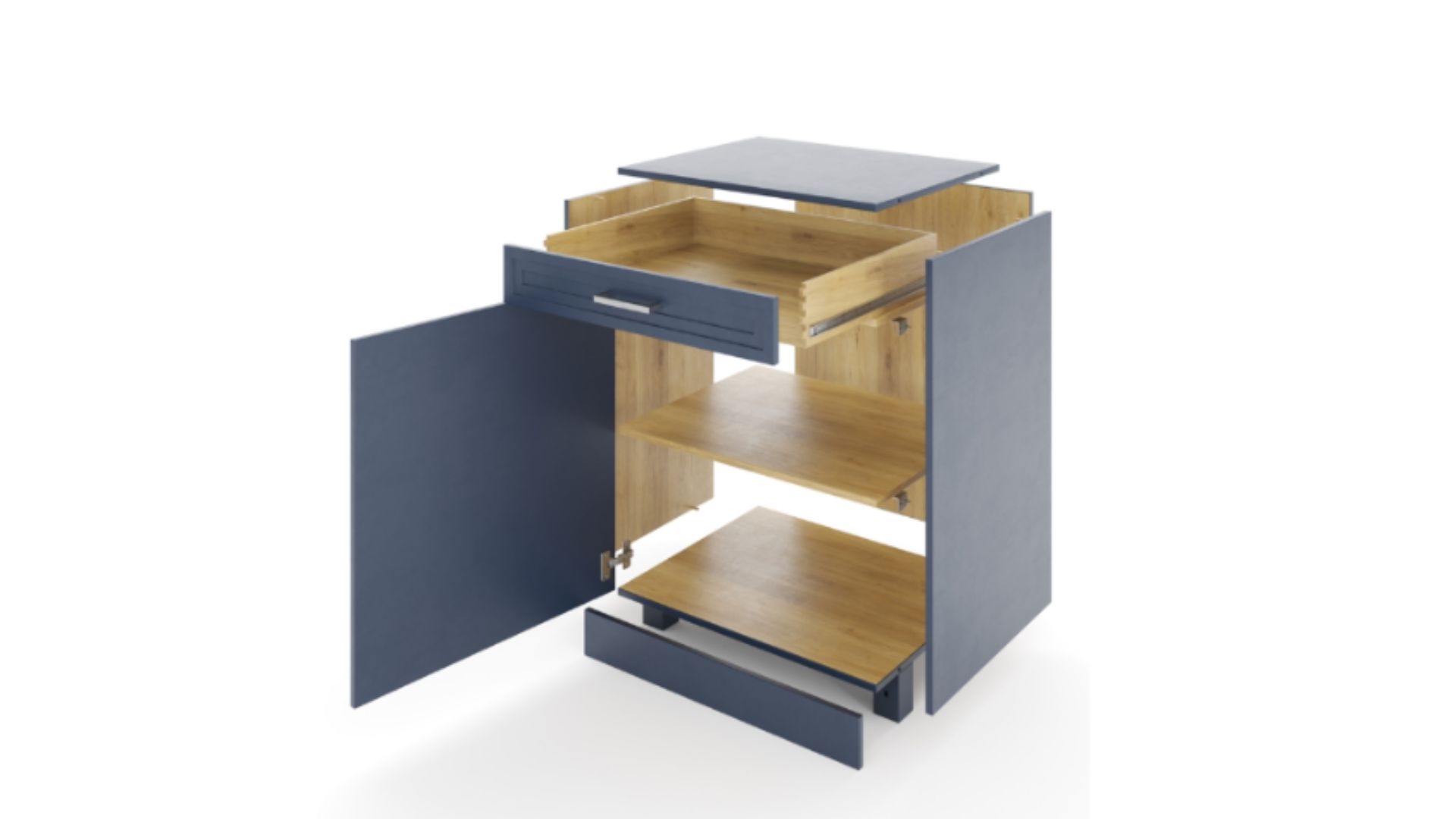Silo Product Image For Grey Nightstand