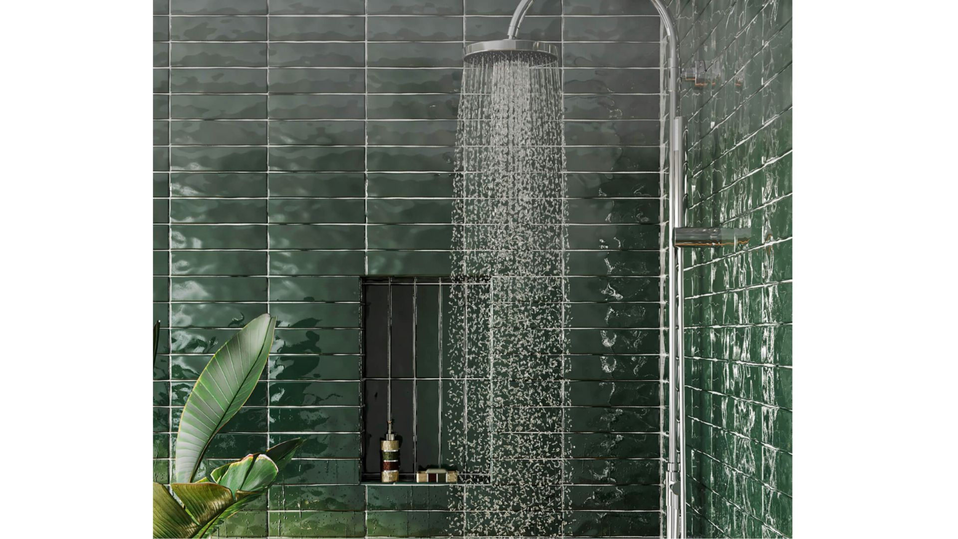 Turned On Shower in Motion CGI