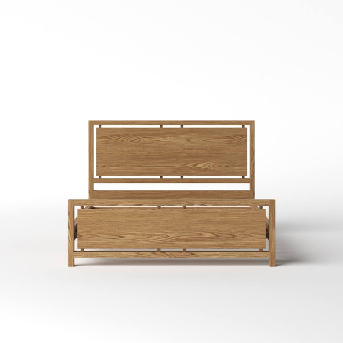 Wooden Bed Frame Silo CGI