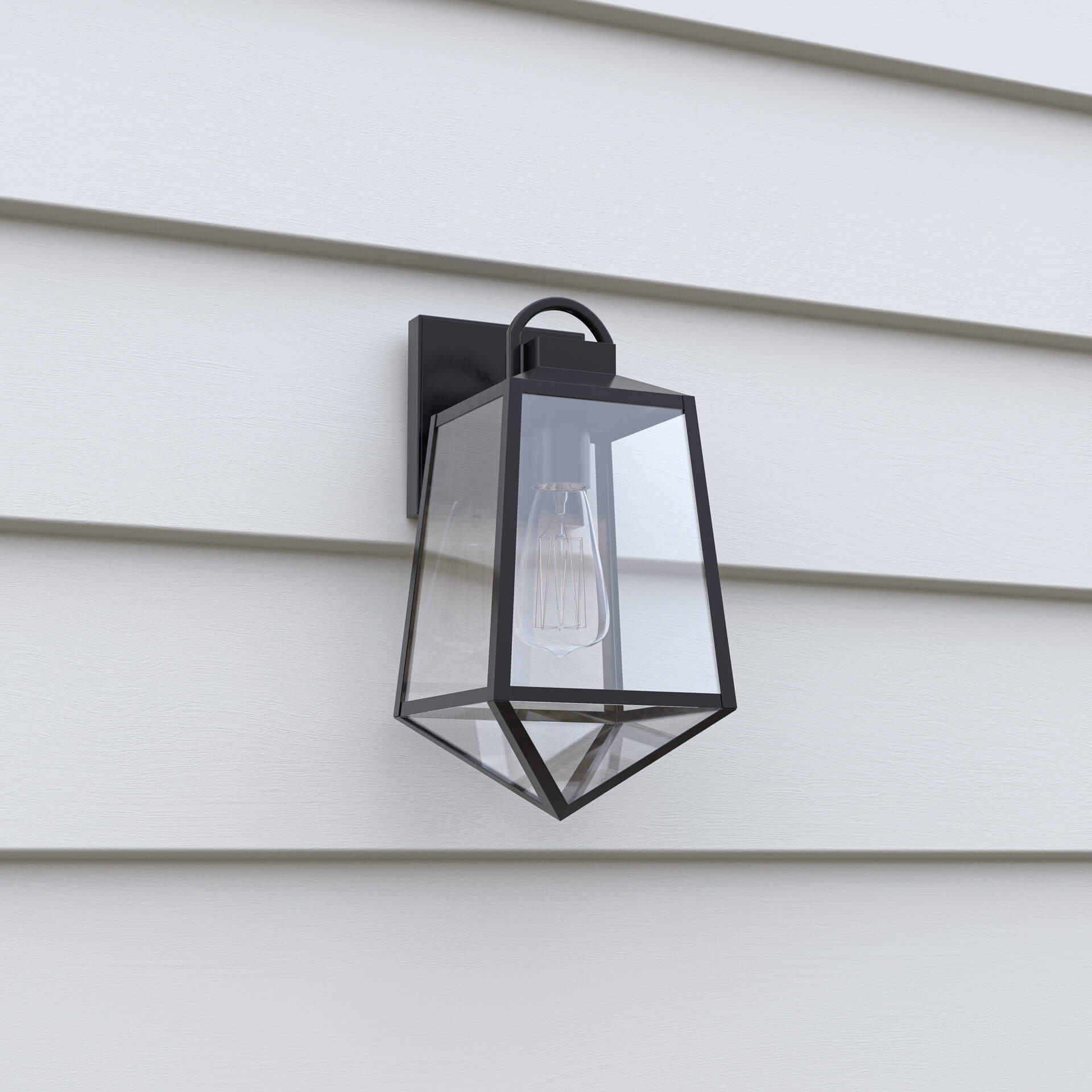 Product Detail Image of Black Outdoor Wall Light