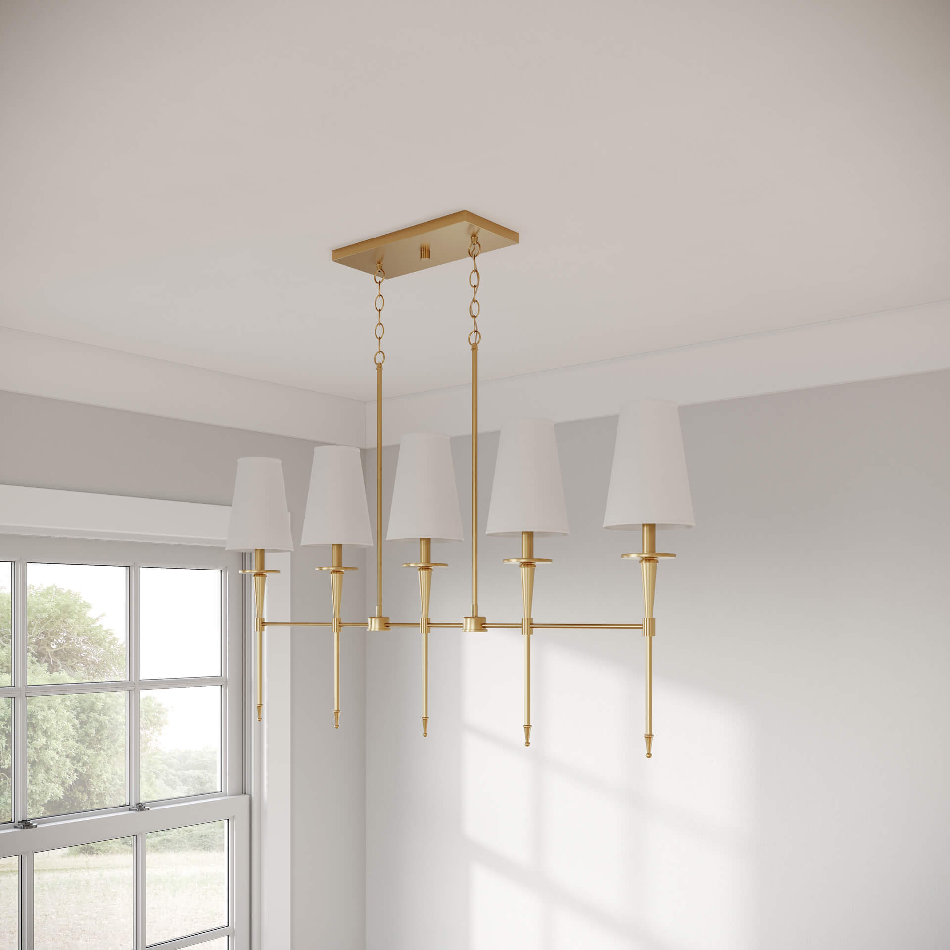 Product Detail Image of Brass Chandelier