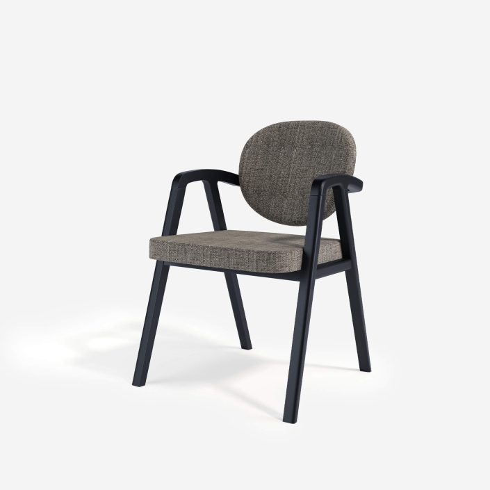 Silo 3D Visualization of Dark Gray Chair