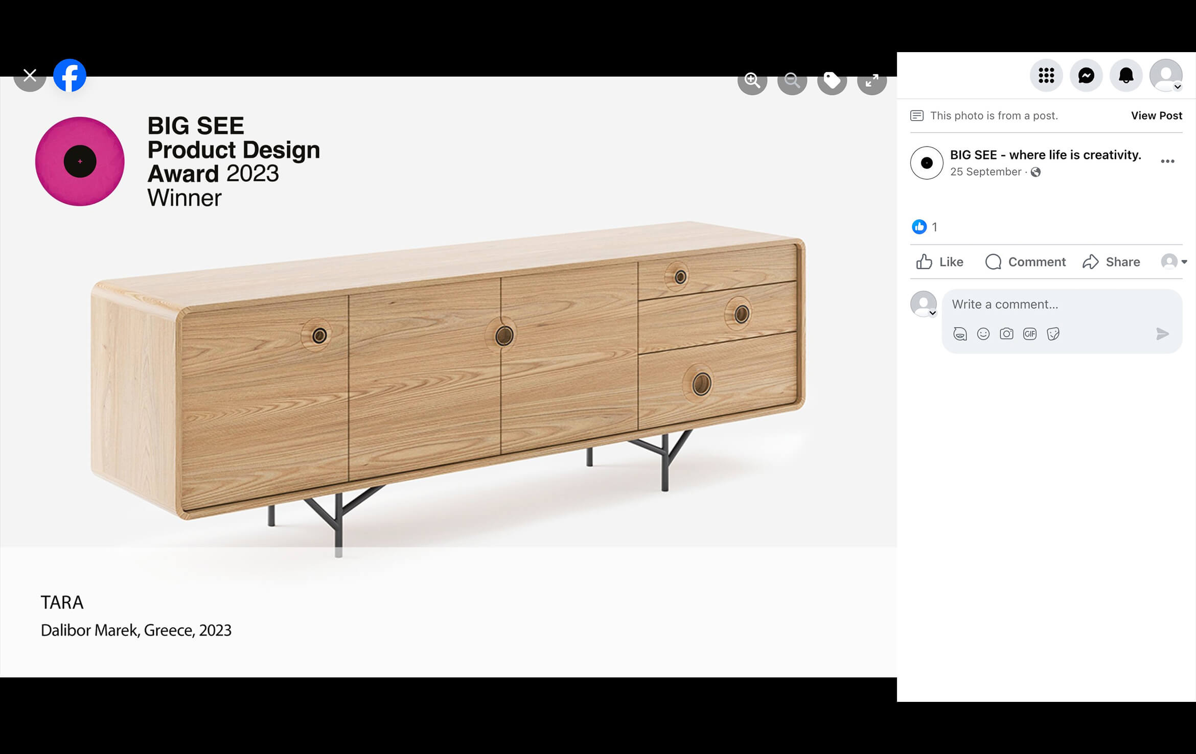 3D Visualization of Furniture for Social Media