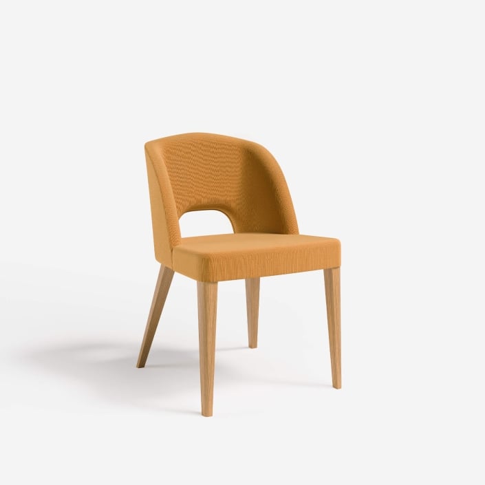 Silo 3D Visualization of Yellow Chair
