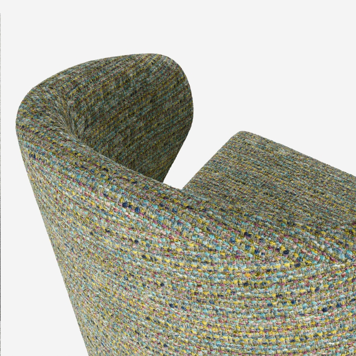 Close-Up 3D Rendering of Stylish Chair