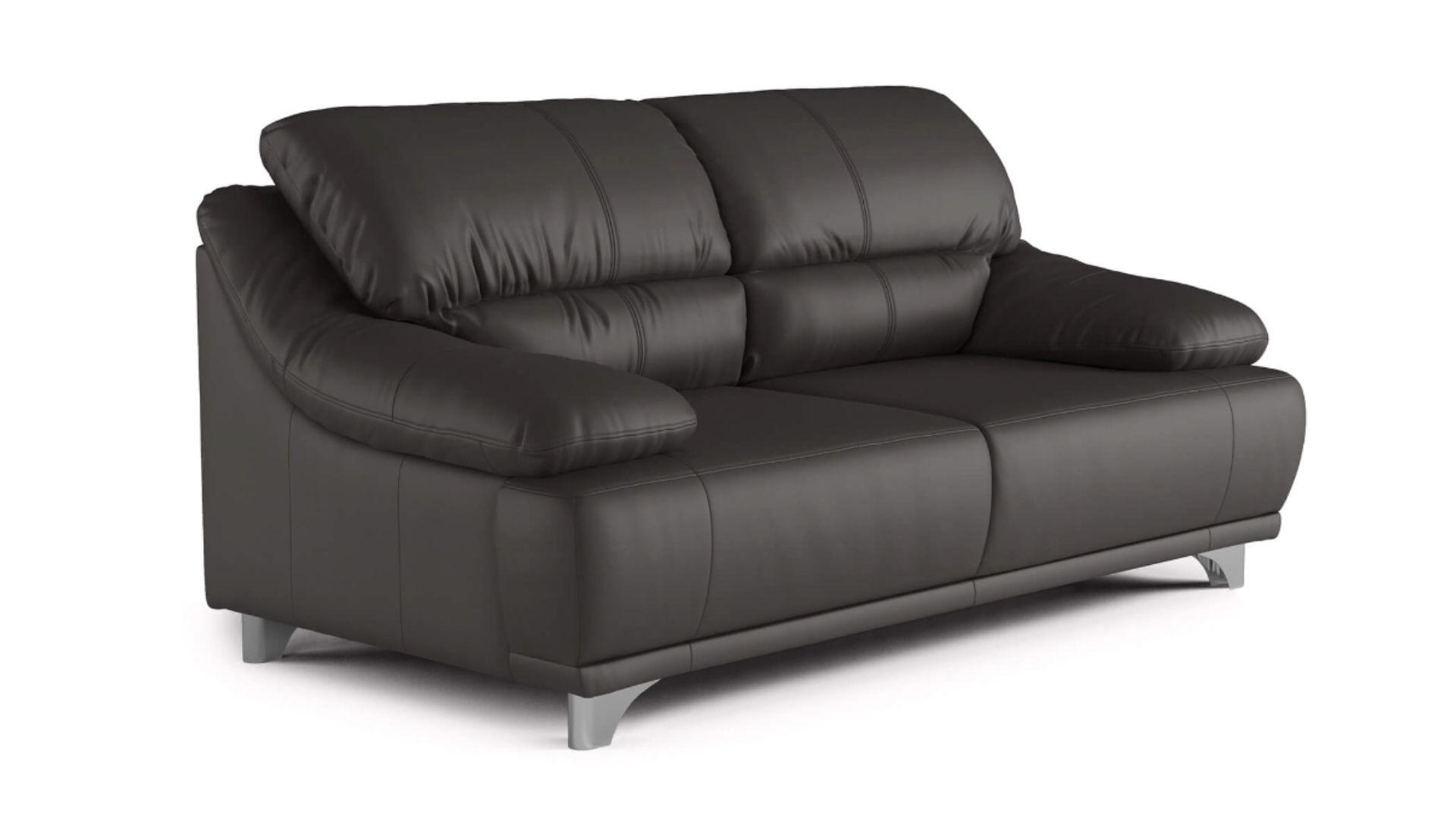 Professional 3D Modeling for a Black Sofa
