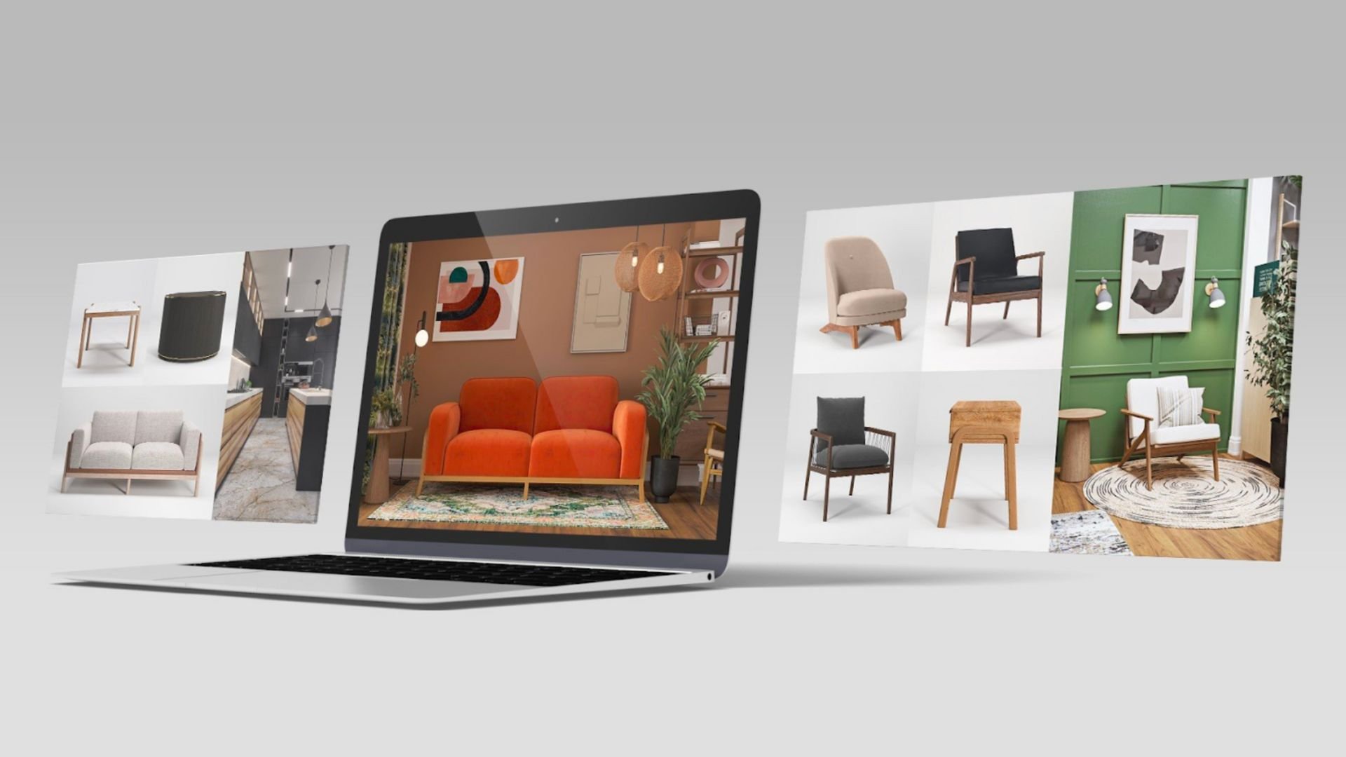 Integrating 3D Modelling for an array of furniture displayed through an online platform