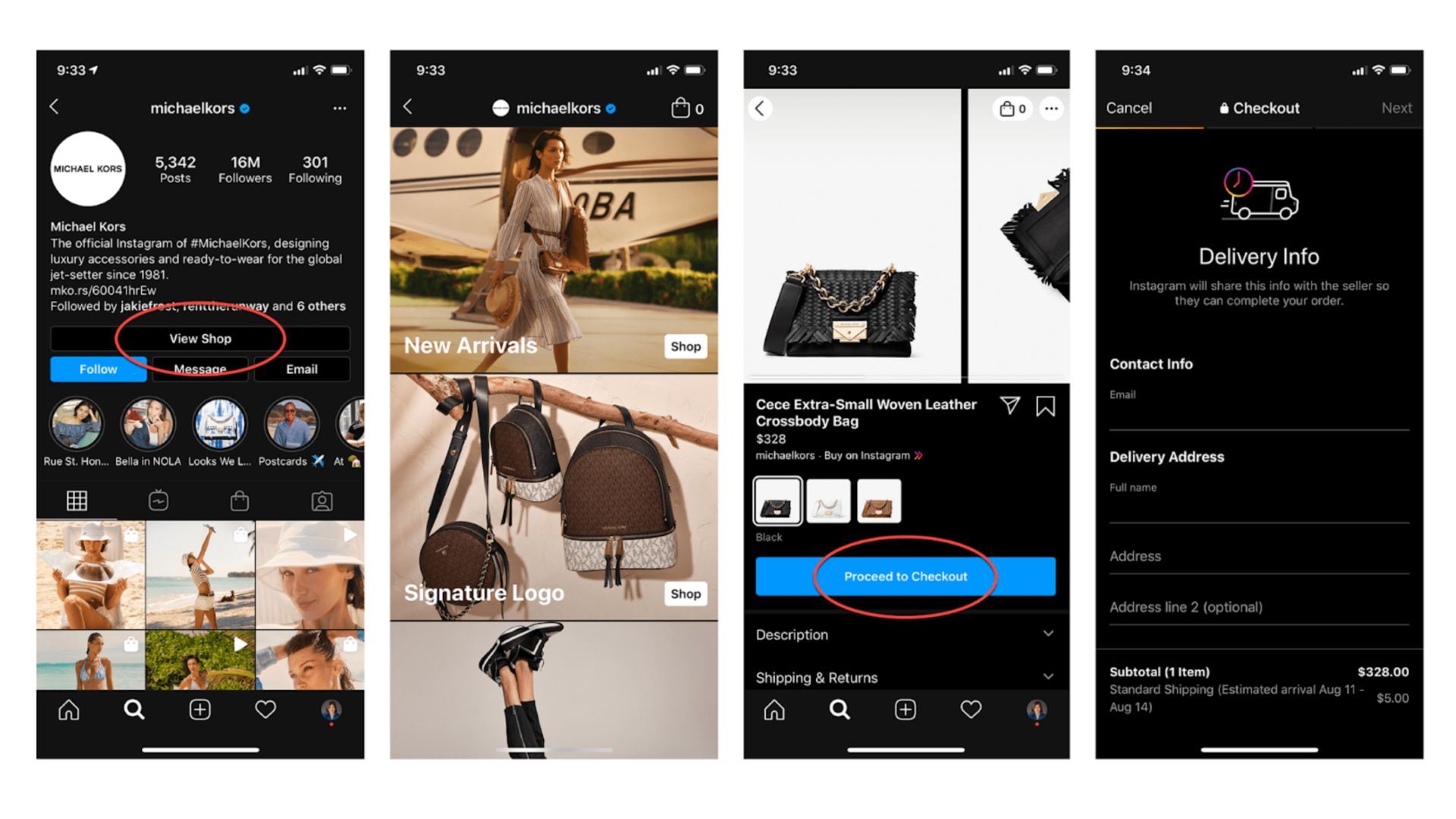 Smartphone screens featuring a social media shopping interface reflect a key e-commerce trend, highlighting the integration of social platforms and online shopping to facilitate immediate sales and influencer promotions.