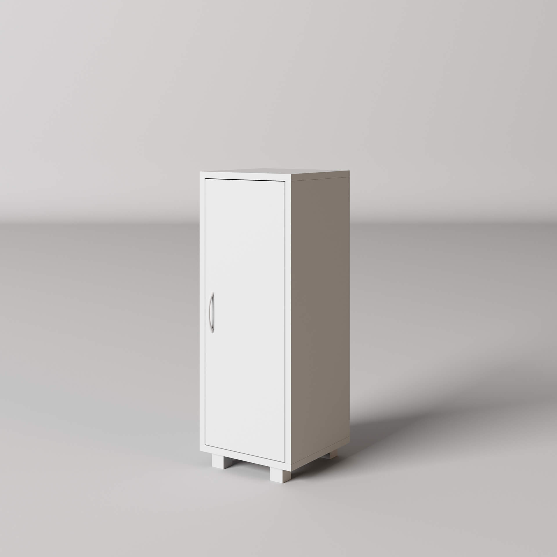 Cabinet Grey-Scale 3D Modeling