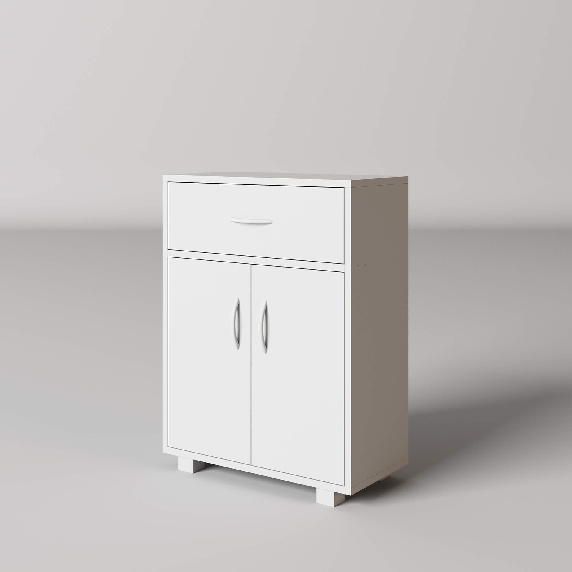 Cabinet Grey-Scale 3D Model