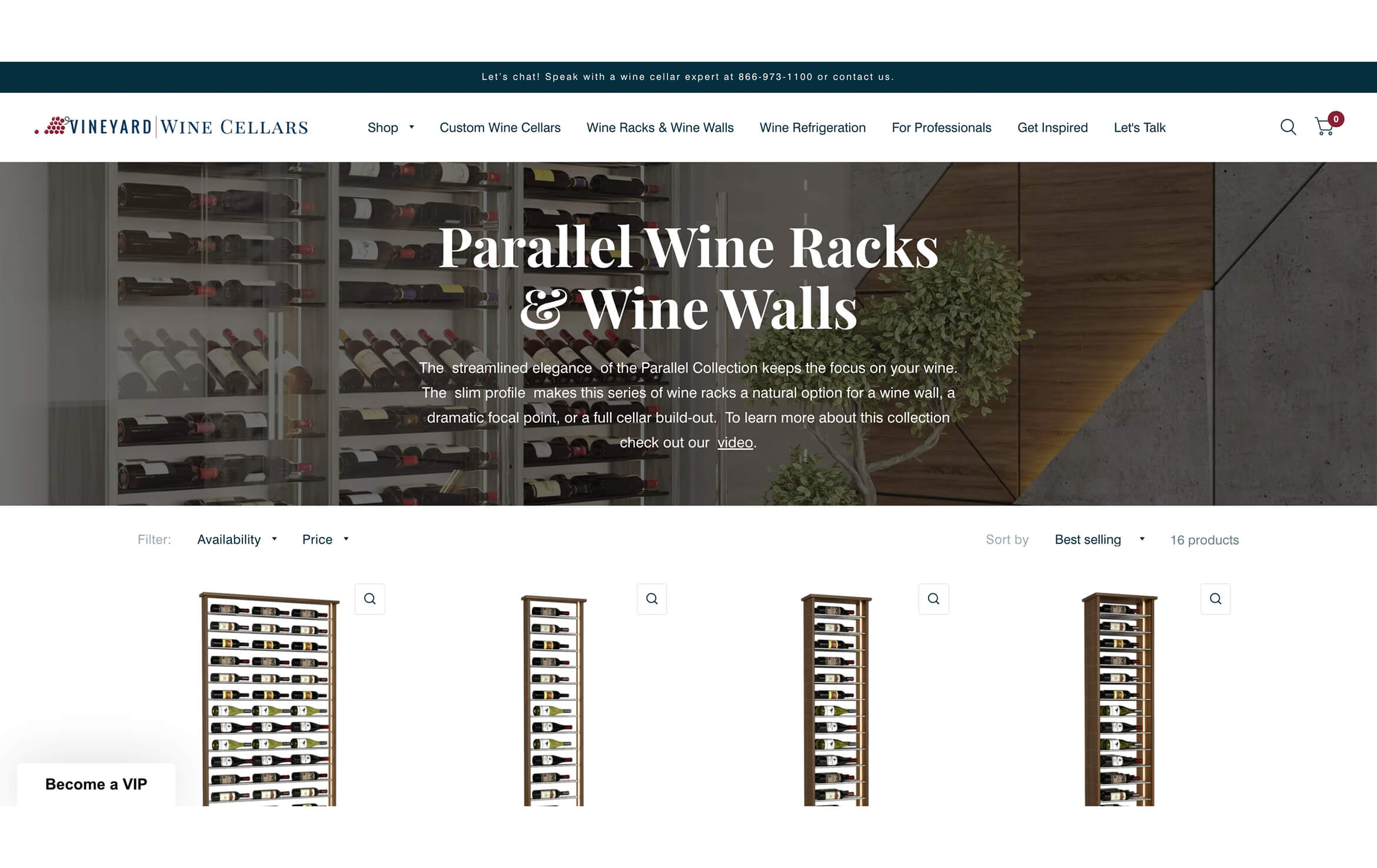 Wine Storage 3D Visualization for E-Comm Website