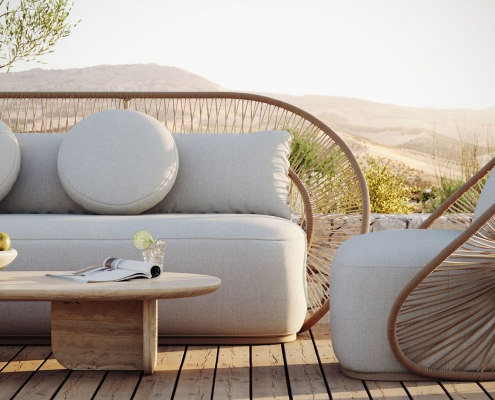 CGI Environment for Outdoor Furniture