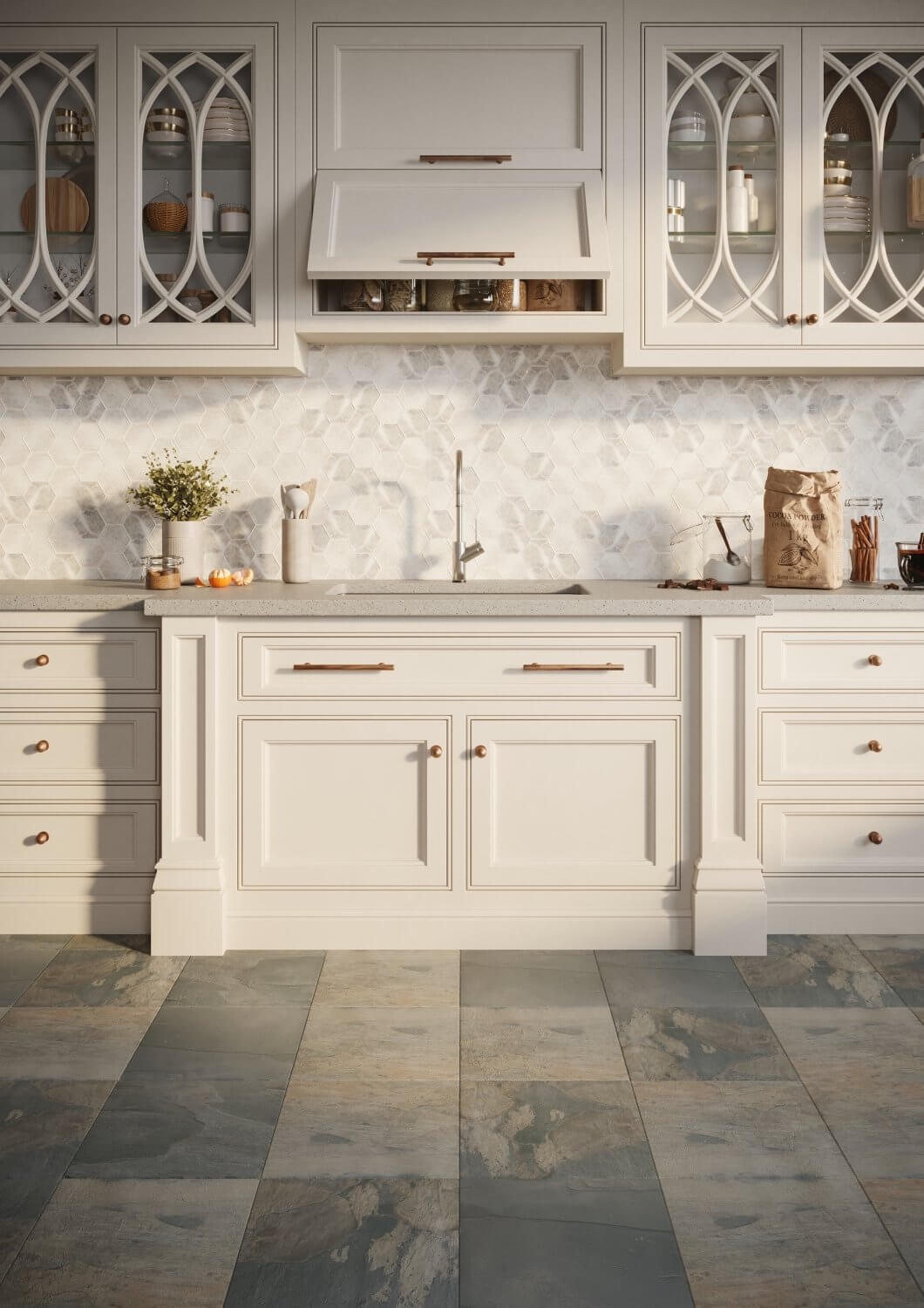 Kitchen Tiling Lifestyle 3D Visualization On Demand