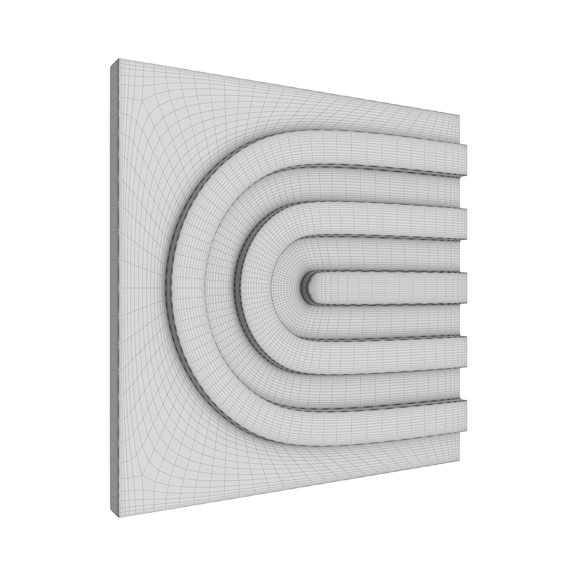 Tile 3D Grayscale Model