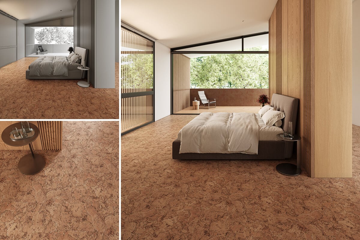 Premium CG Template for Flooring: Contemporary Bedroom
