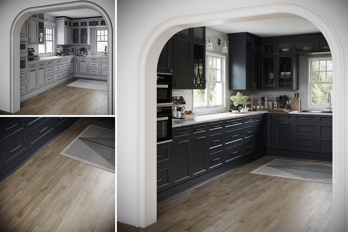 Premium CG Lifestyle for Luxury Kitchen Flooring