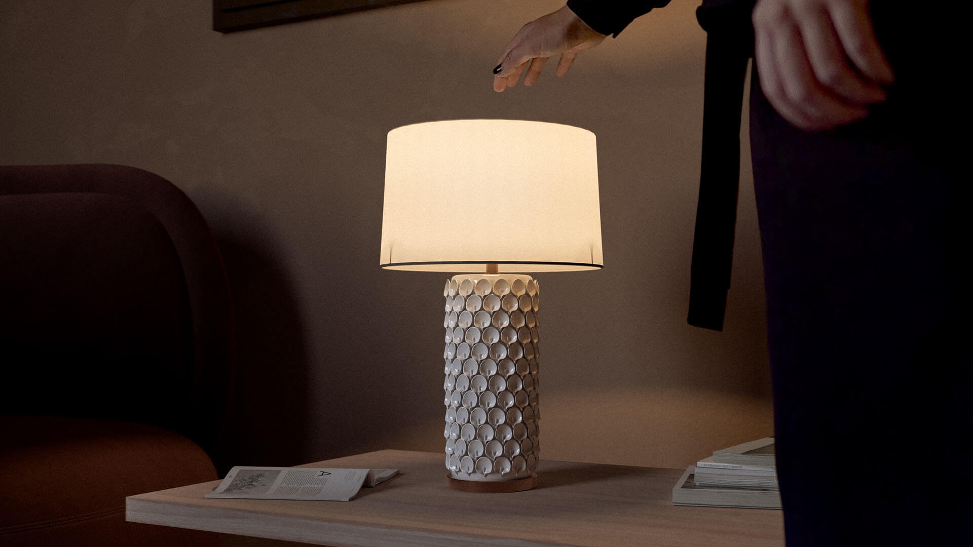 Product Page Essentials for ECommerce: Feature Image for a Bedside Lamp