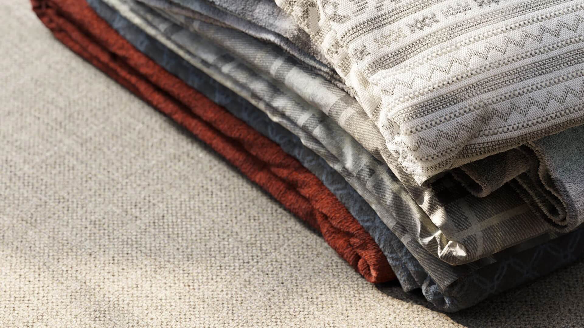 Close-Up Rendering of Textile Products