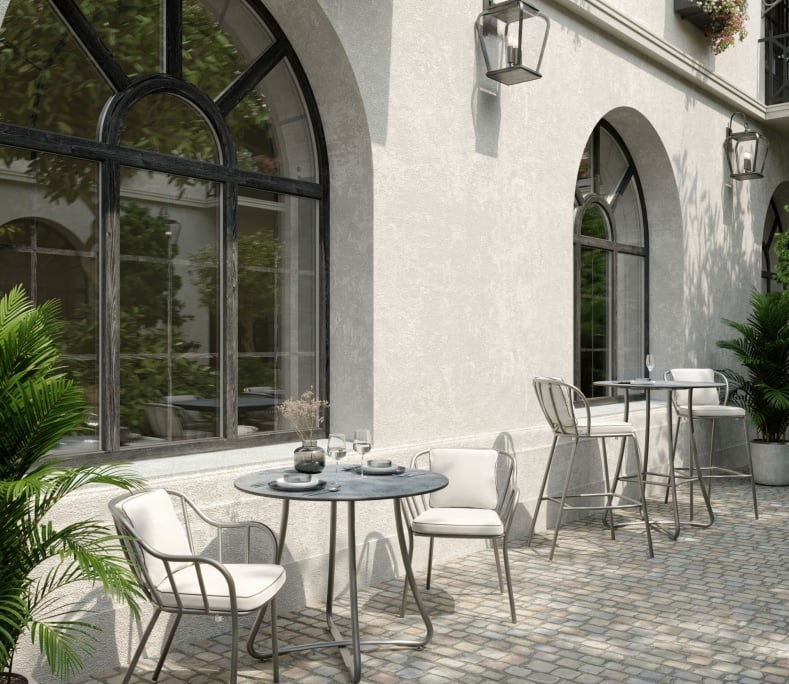 3D Visualization for a Bistro Patio