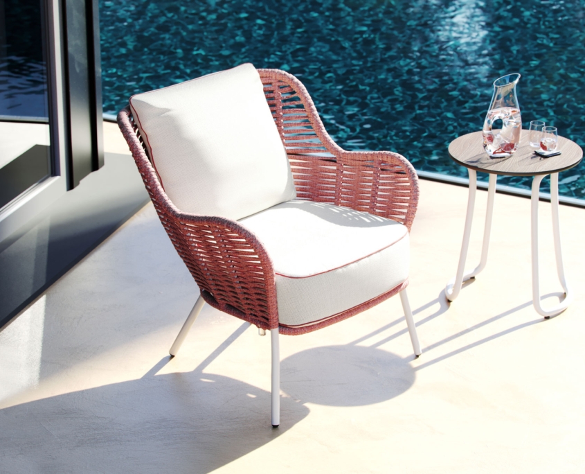 3D Poolside Chair Rendering