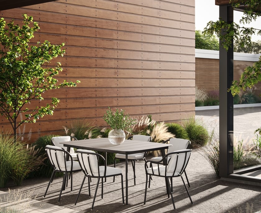 Outdoor Table 3D Rendering