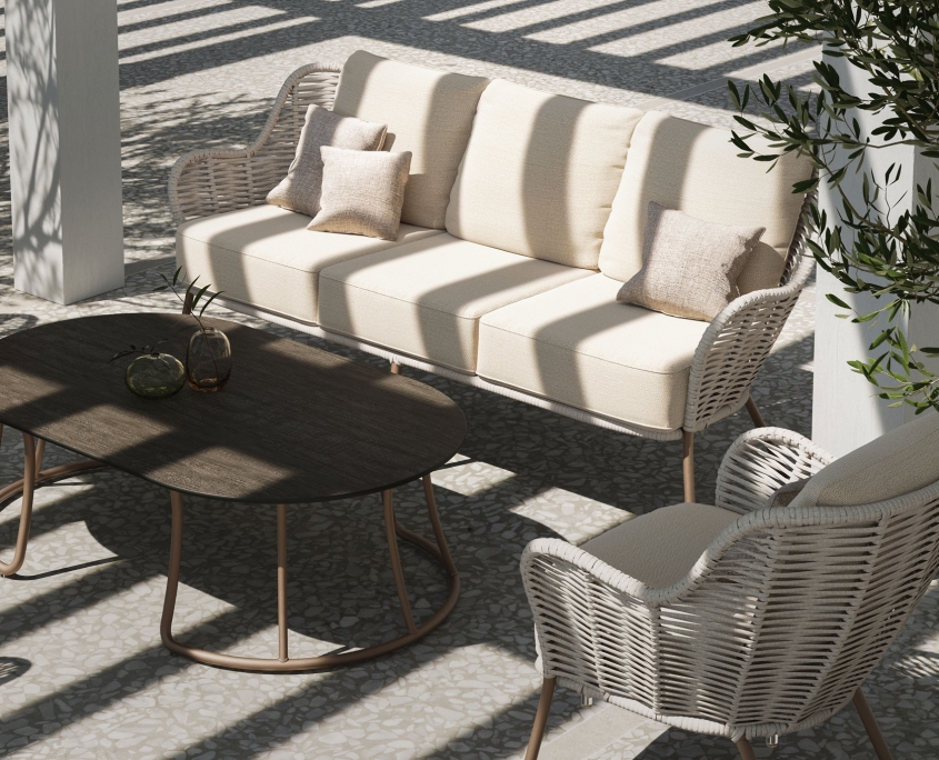 3D Outdoor Furniture Render