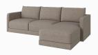 Product Visualization for a Sofa in Light Gray