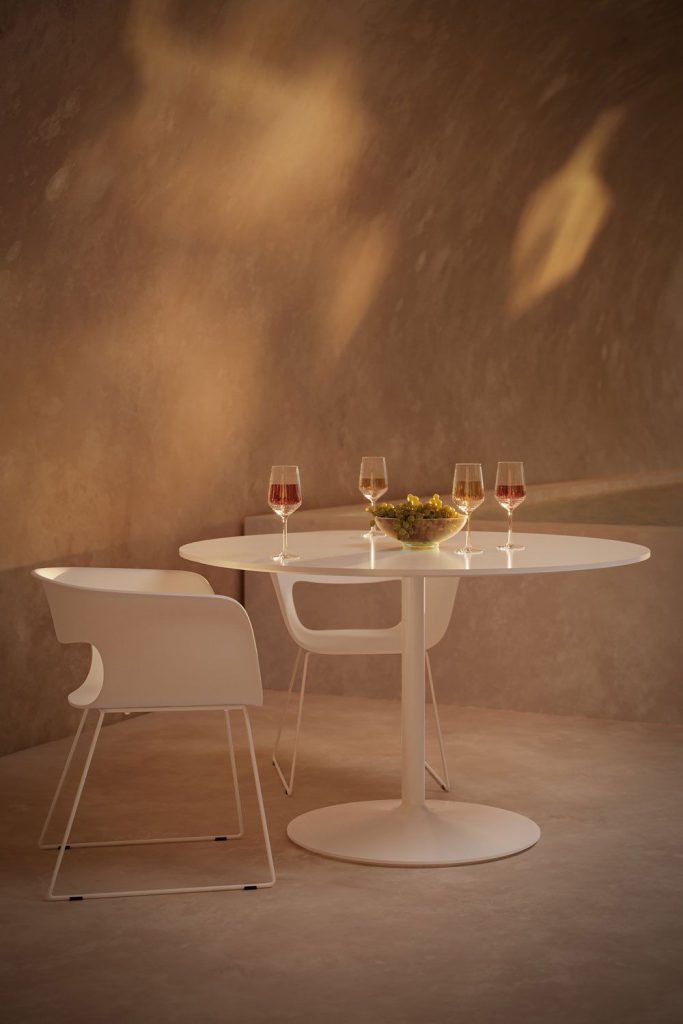 Photorealistic 3D fittings Rendering – trendy Dining Setup