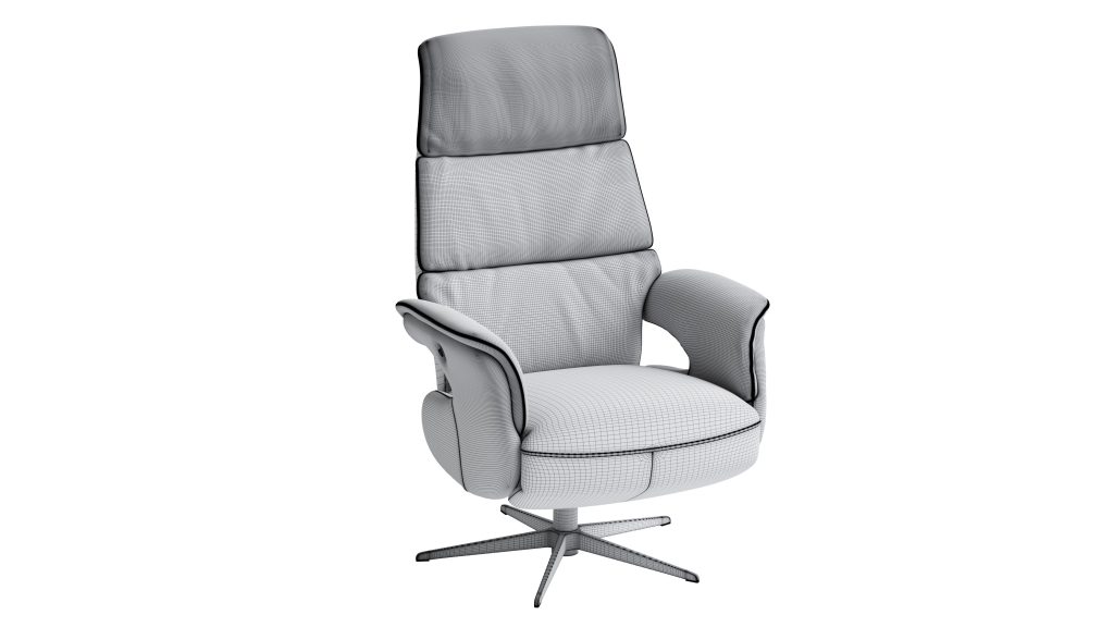 Furniture 3D Modeling and Rendering of Modern Chair