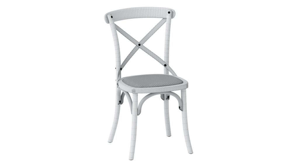 3D Furniture Modeling and Rendering of a Chair