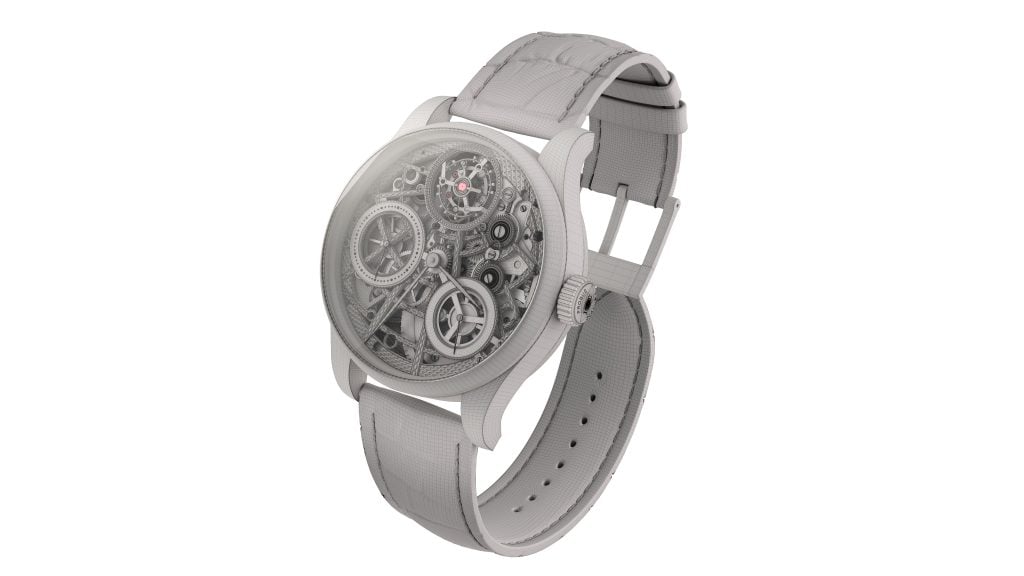 3D Product Modeling and Rendering of a Watch