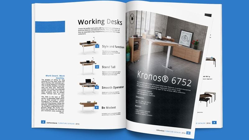 3D product modeling and rendering for furniture catalog images