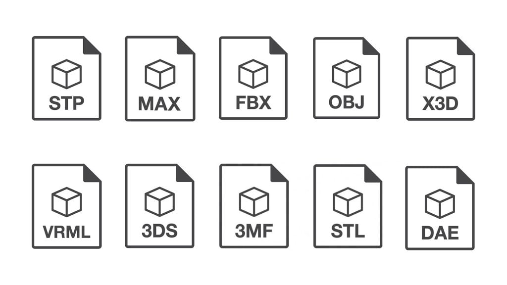 Types of 3D File Formats