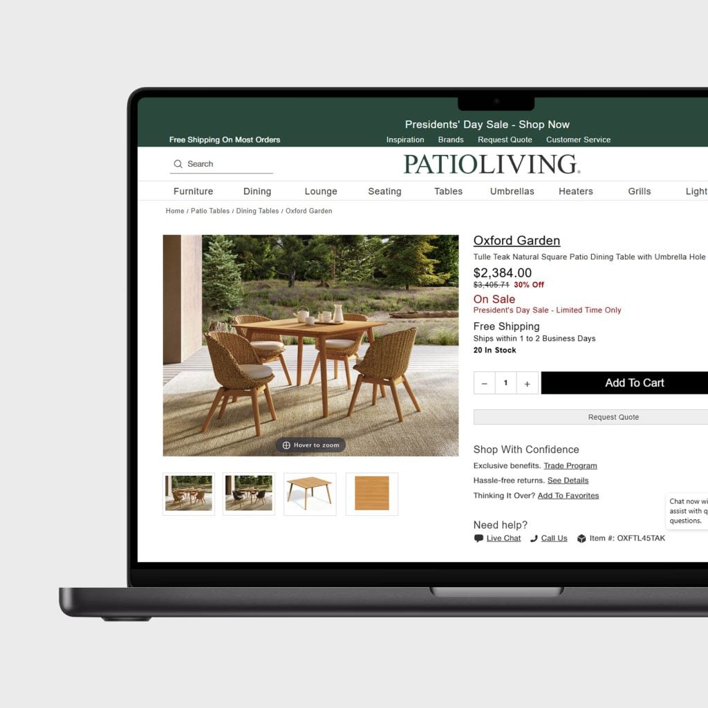 Product Detail Pages
