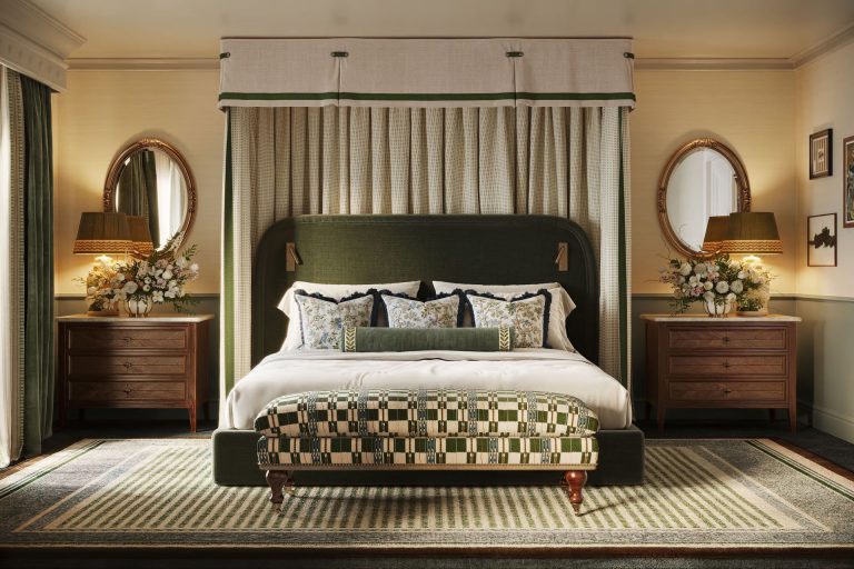 3D furniture visualization — lifestyle bedroom scene for product marketing