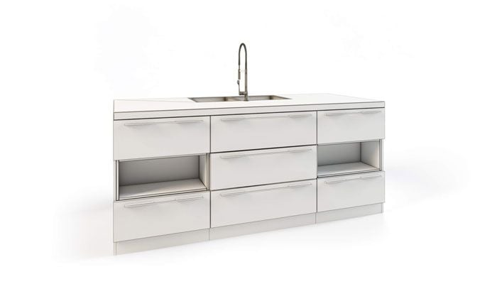 3D Furniture Visualization: Modeling of a Kitchen Island