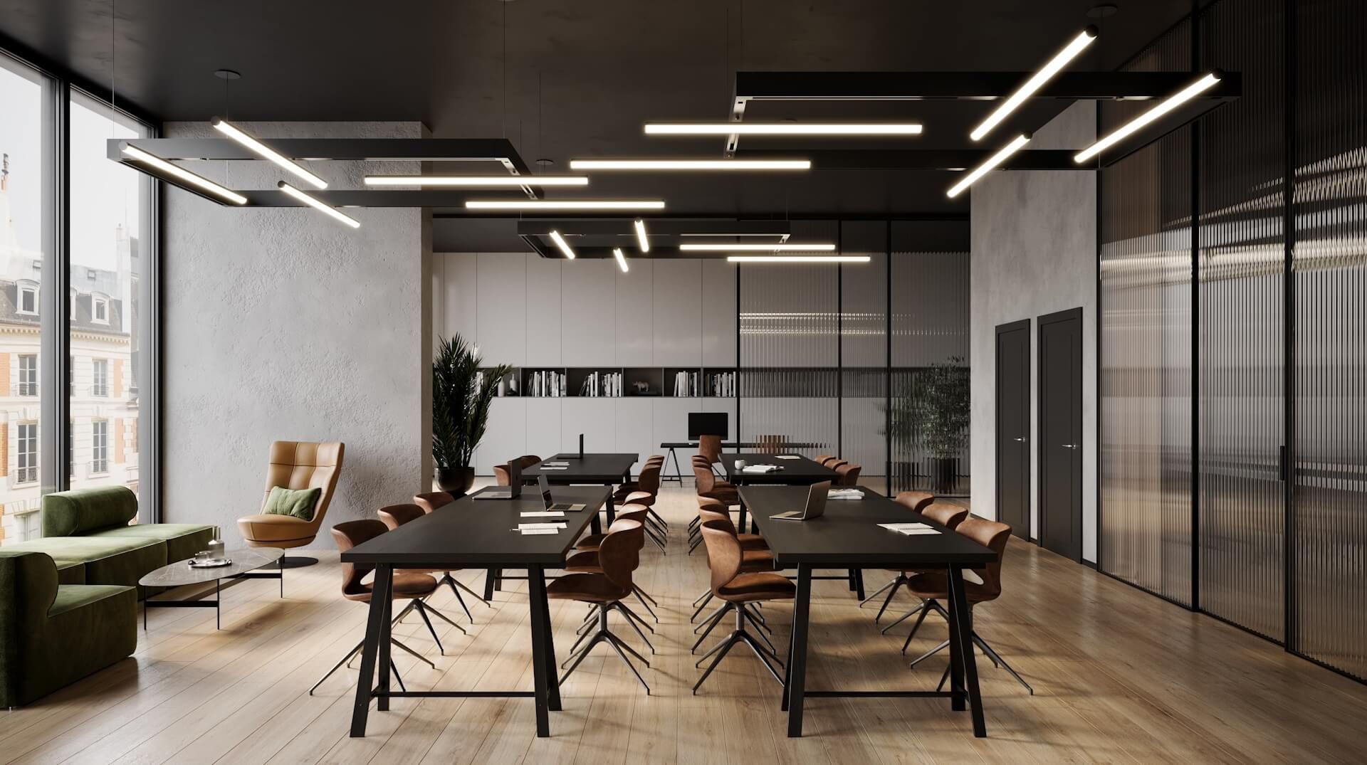 Office Furniture CG Image Rendering