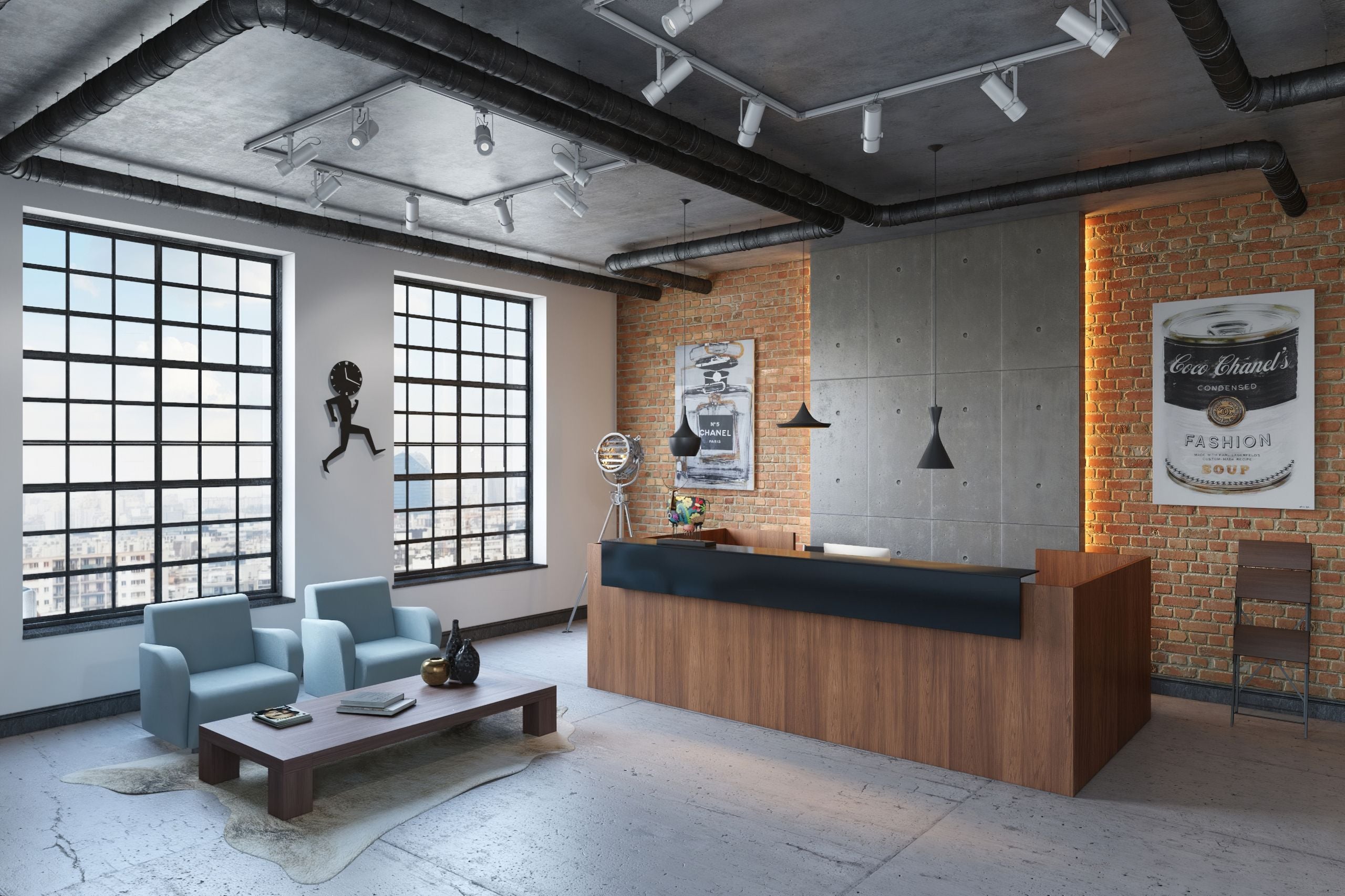 Reception 3D Rendering