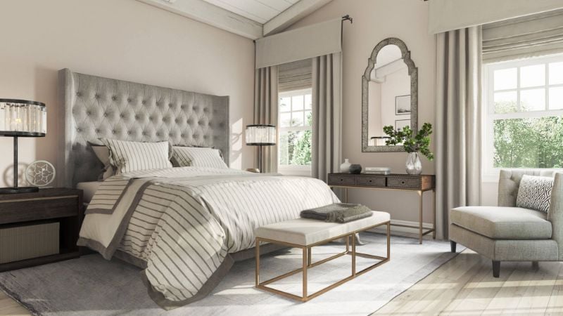 3D Models from a Bedroom Furniture Set for 3D Max