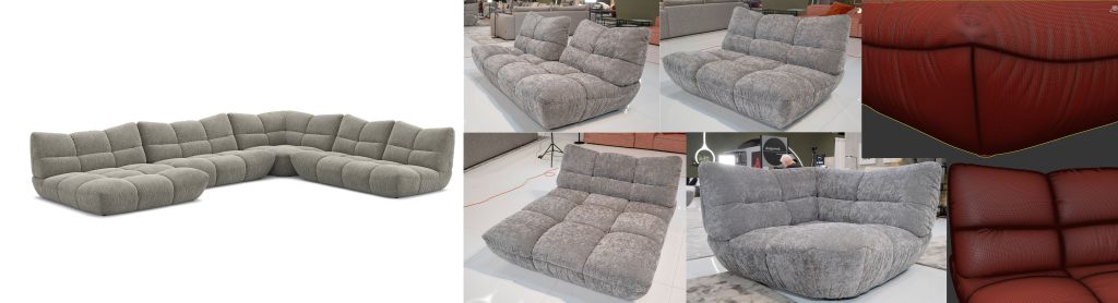 3D Model of a Modular Sectional