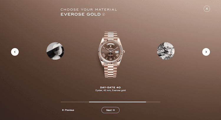 CG Configurator for Exploring Watch Design Options