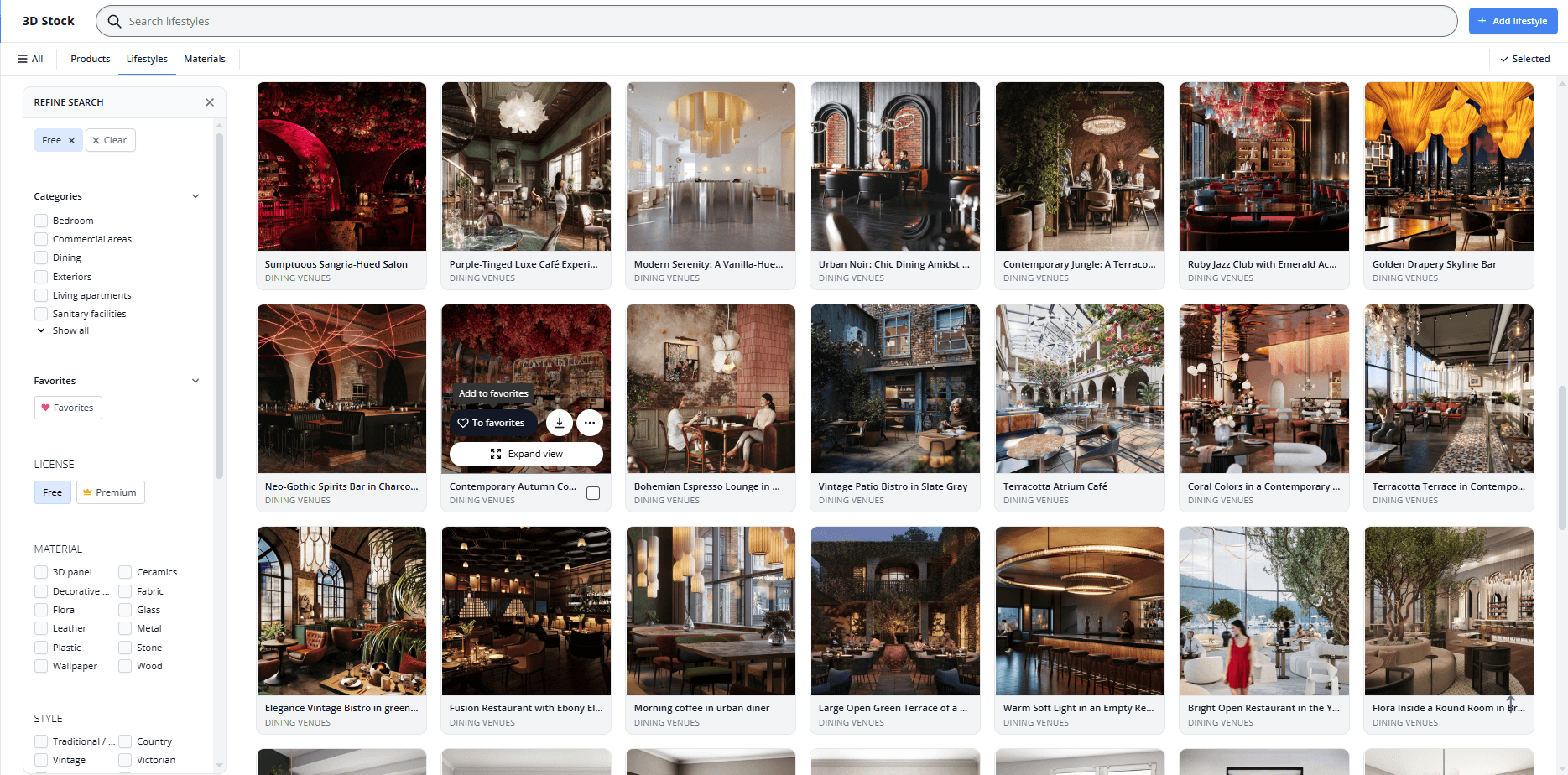 Scene Templates for 3D Product Images