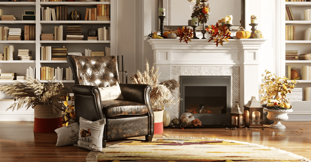 3D product modelling for seasonal events: thanksgiving furniture render