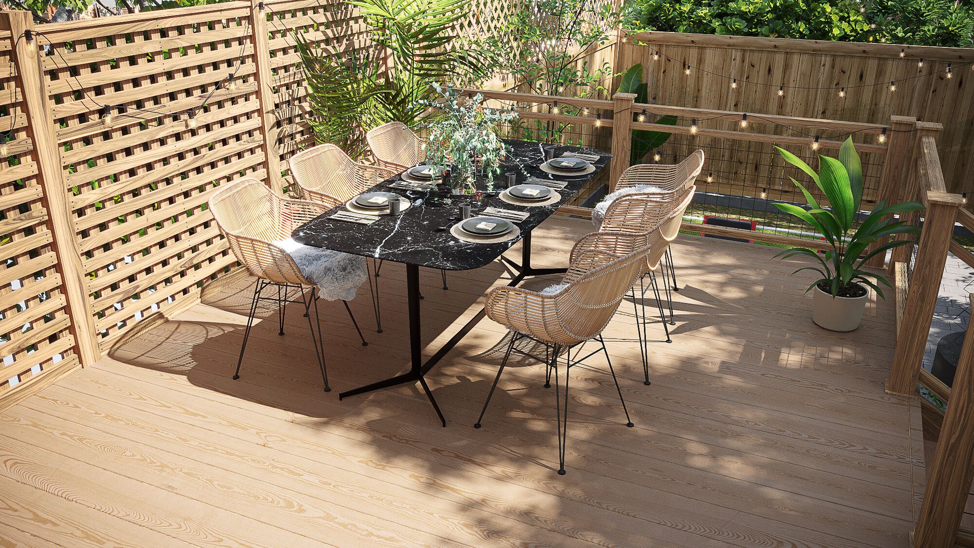 3D product modelling: outdoor furniture CGI for flawless product visuals