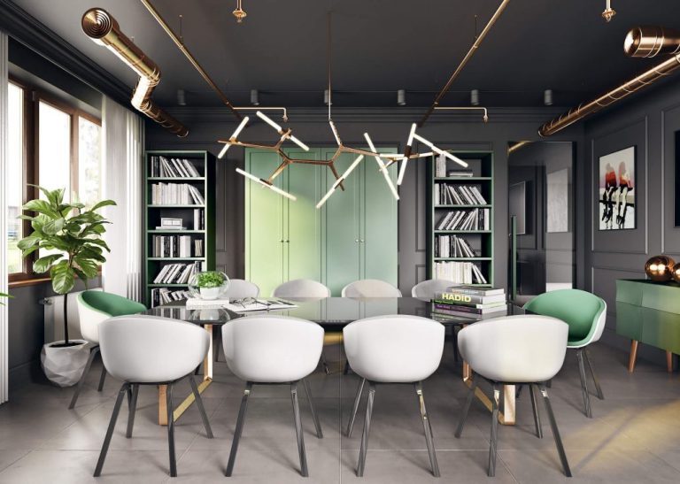 3D Decor Elements for a Dining Room Interior Scene