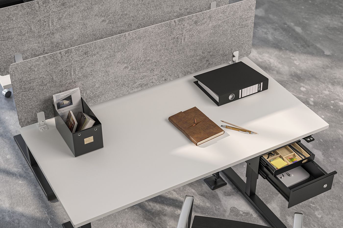 Desk Lifestyle 3D Rendering